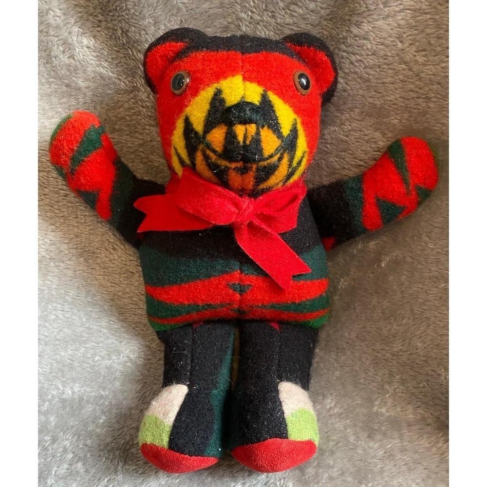 Pendleton Wool Bear Stuffed Animal Toy Plush Aztec Southwest Indigenous s51